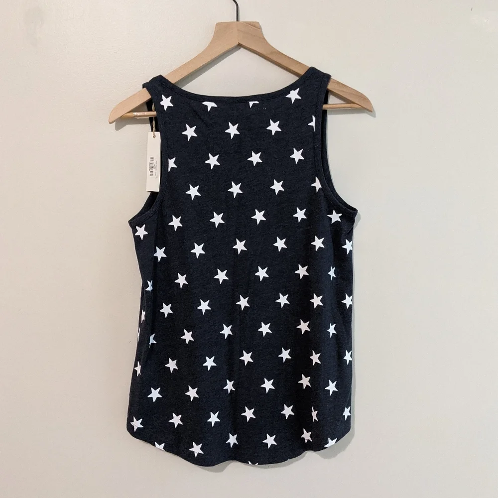 Natural Reflections Oh My Stars Patriotic Tank Top - Picture 2 of 2